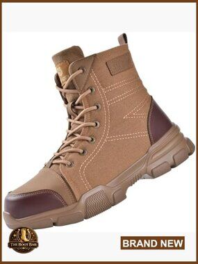 Steel Toe Work Boots Non Slip Safety Construction Shoes Men Women